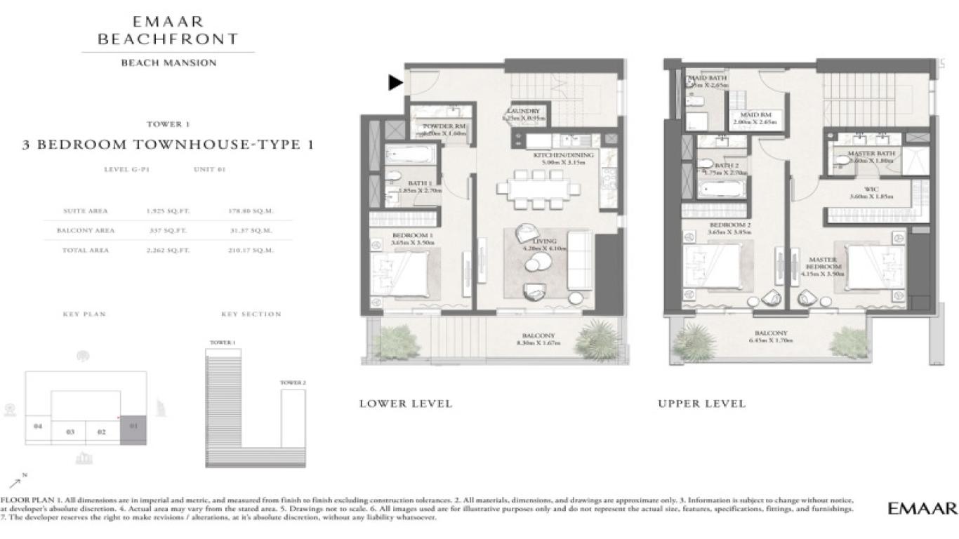 Beach Mansion Tower 1 Emaar Beachfront-beach-mansion-plan3.jpg